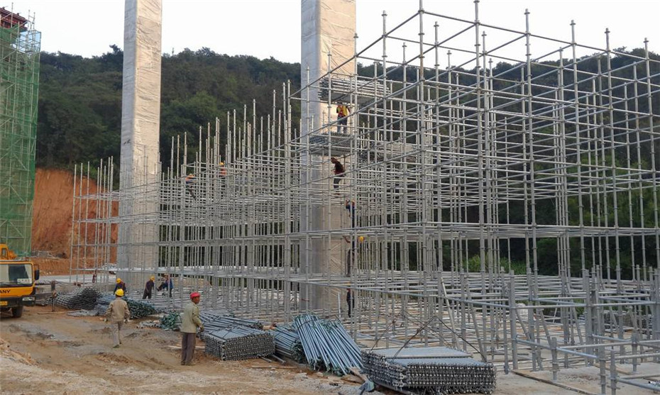盘扣式脚手架应用案例-桥梁建筑(图5)