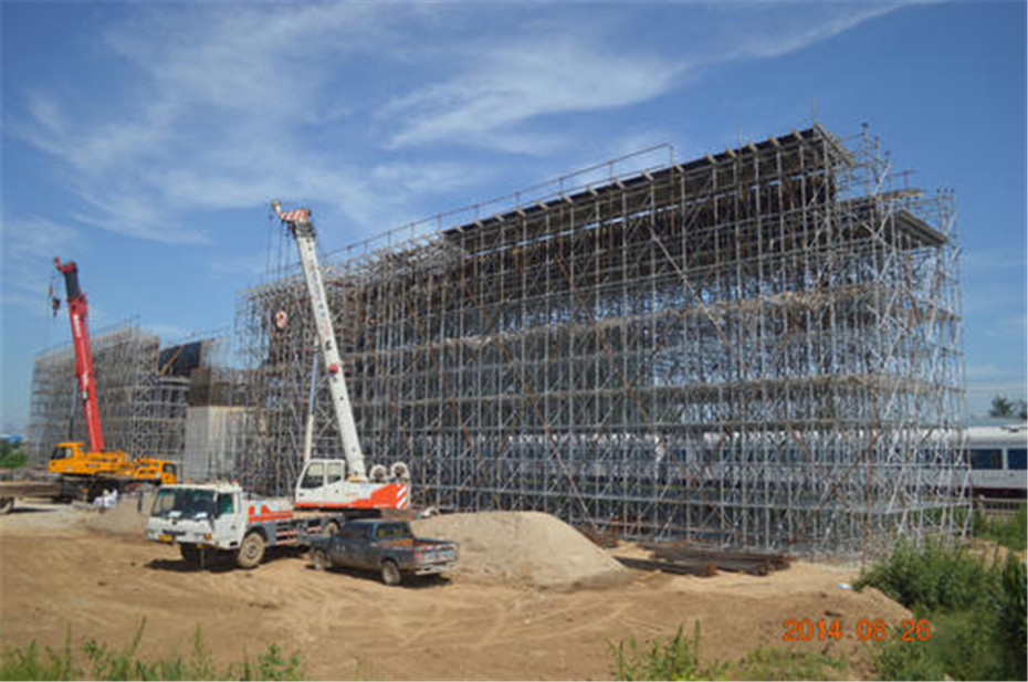 盘扣式脚手架应用案例-桥梁建筑(图7)