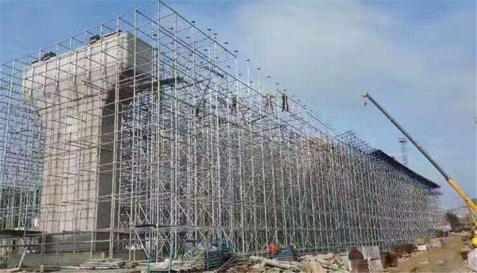 盘扣式脚手架应用案例-桥梁建筑(图9)