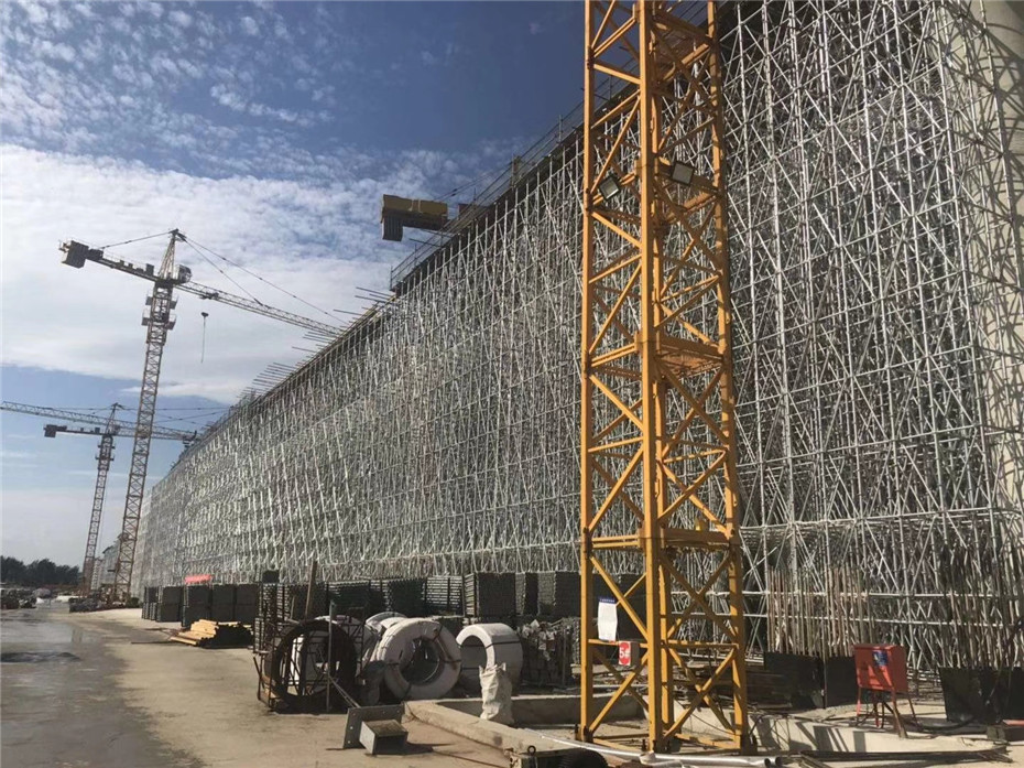 盘扣式脚手架应用案例-桥梁建筑(图1)