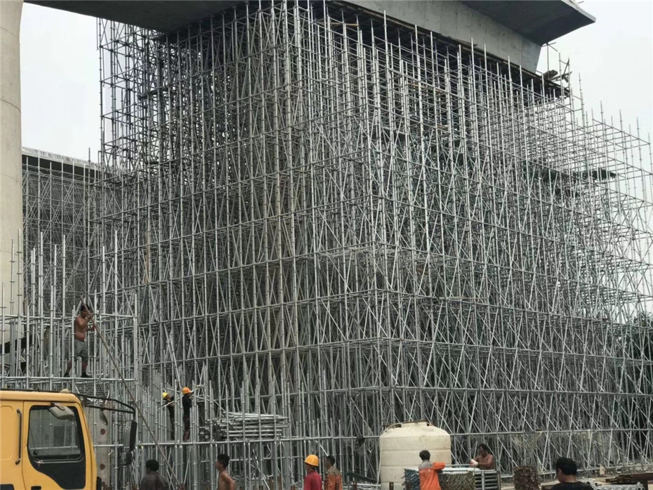 盘扣式脚手架应用案例-桥梁建筑(图6)