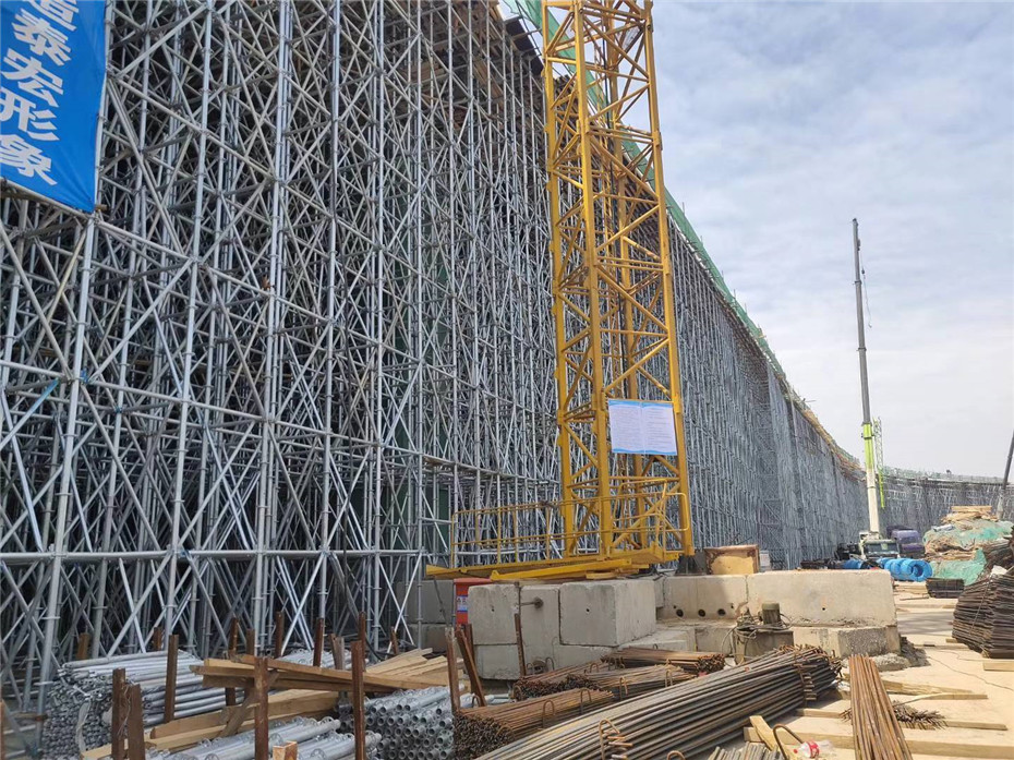 盘扣式脚手架应用案例-桥梁建筑(图10)