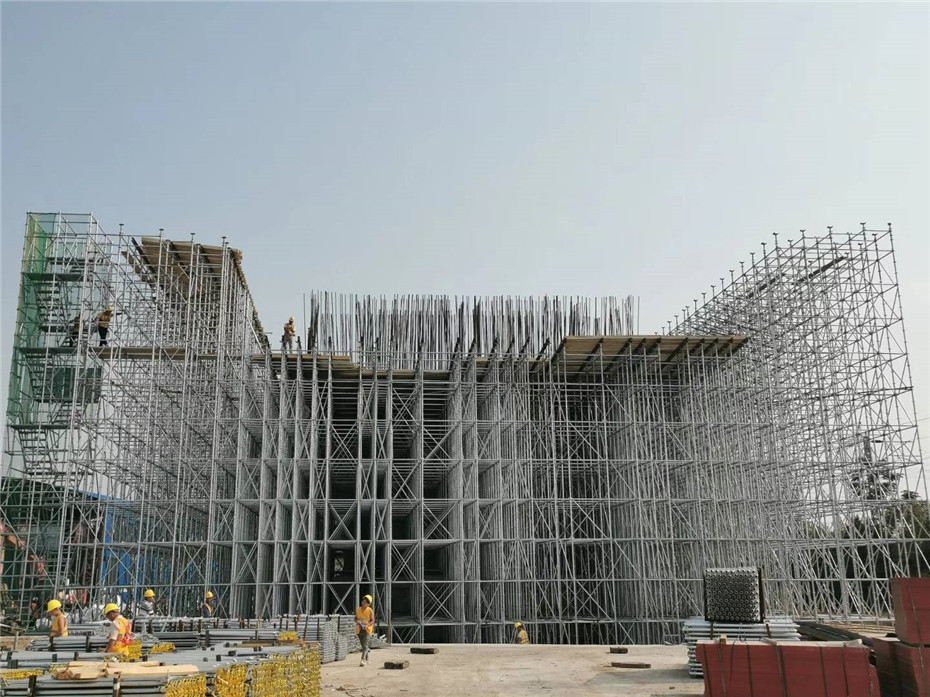 盘扣式脚手架应用案例-桥梁建筑(图1)