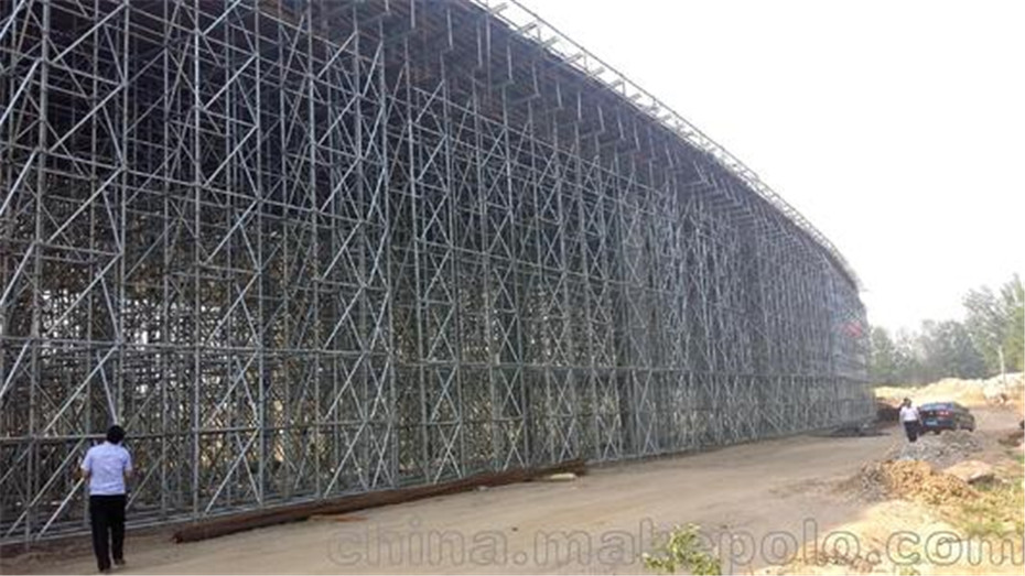 盘扣式脚手架应用案例-桥梁建筑(图9)
