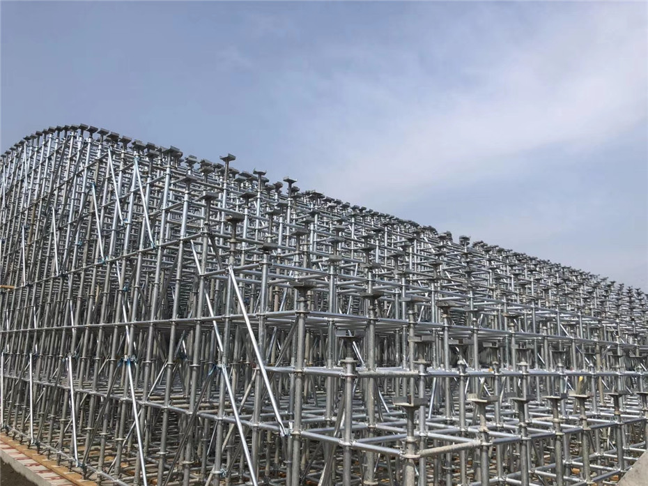 盘扣式脚手架应用案例-桥梁建筑(图9)